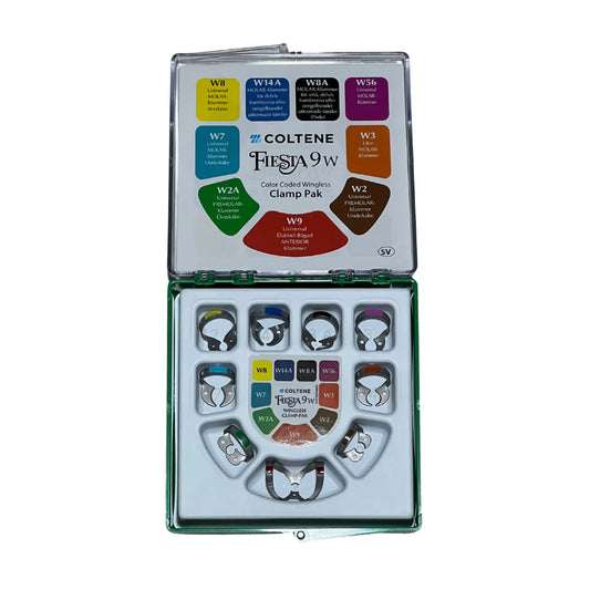 Grapas Fiesta Sin Alas Hygenic/Hysolate Kit x 9 Coltene. Descripción LAS GRAPAS FIESTA DE HYGENIC son la únicas grapa...