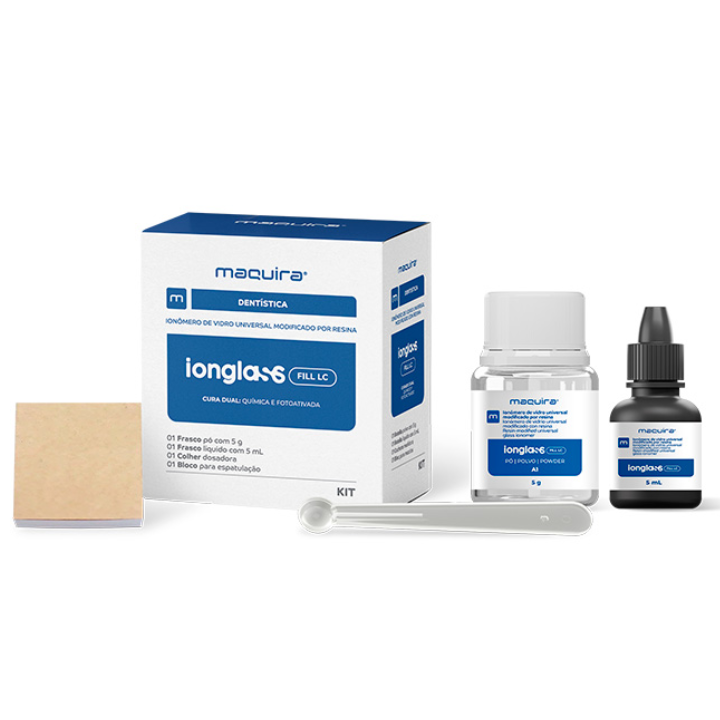 Ionomero De Vidrio Tipo 2 Ionglass Fill Lc Maquira. Ionglass Fill LC es un ionómero de vidrio modificado con resina c...
