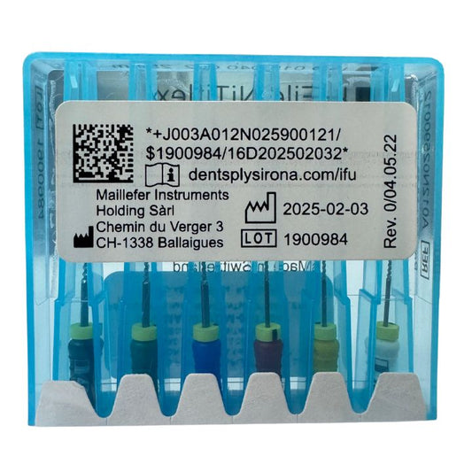 Limas K-File Nitiflex Dentsply Sirona. Las limas K-File NiTiFlex de Dentsply Sirona son instrumentos endodónticos man...