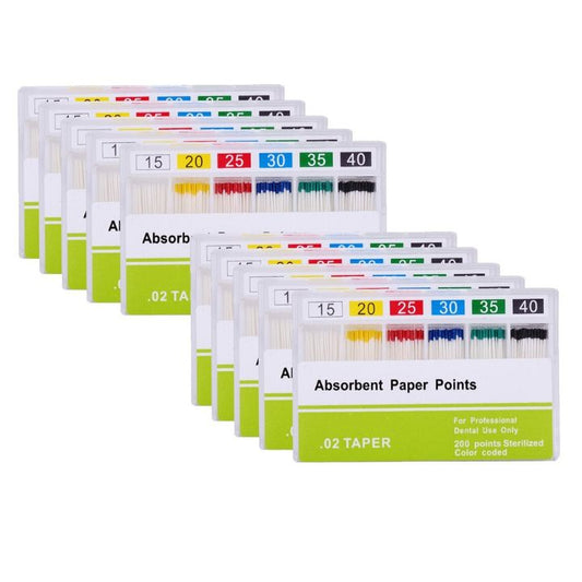 Puntas de Papel Absorvente 0.2 Taper x 200. Puntas de papel, se colocan en el terminal de estos aparatos para realiza...