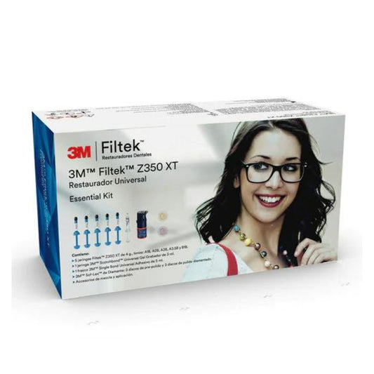 Resina Z350 Kit X 5 + Adhesivo Universal 3m. Resina Z350 es una resina foto polimerización diseñada para ser utilizad...