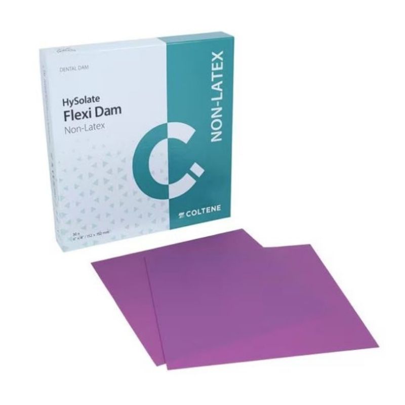 Tela de Caucho Flexi-Dam 6×6 Morada Medium no Latex CJ x 30 Coltene