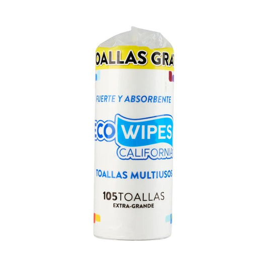 Toalla Eco Wipes Rollo x 100