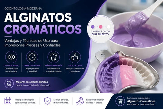 Alginatos Cromáticos: Ventajas y Técnicas de Uso en Odontología Moderna