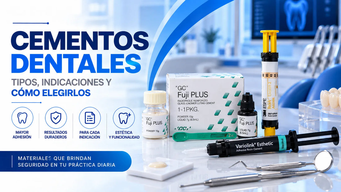 Cementos Dentales: Tipos, Indicaciones y Cómo Elegirlos