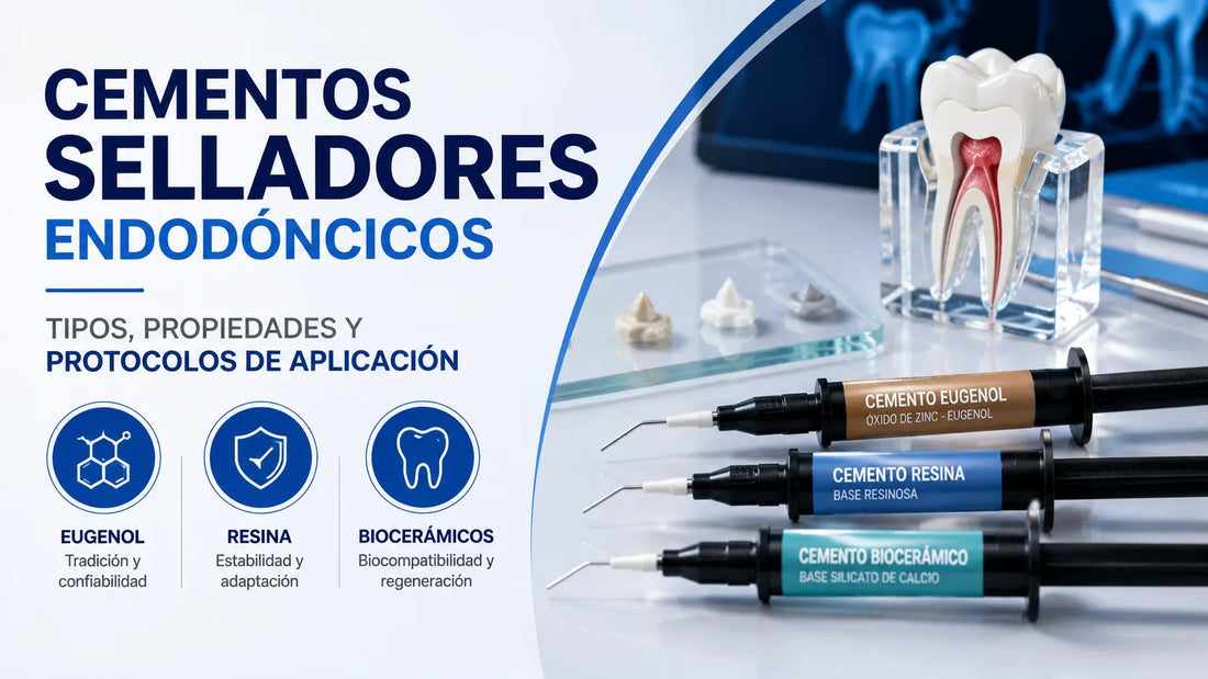 Cementos Selladores Endodóncicos: Tipos, Propiedades y Protocolos de Aplicación