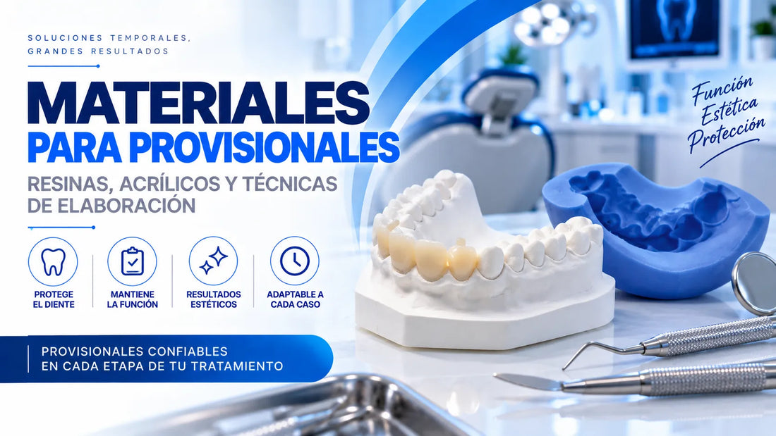 Materiales para Provisionales: Resinas, Acrílicos y Técnicas de Elaboración