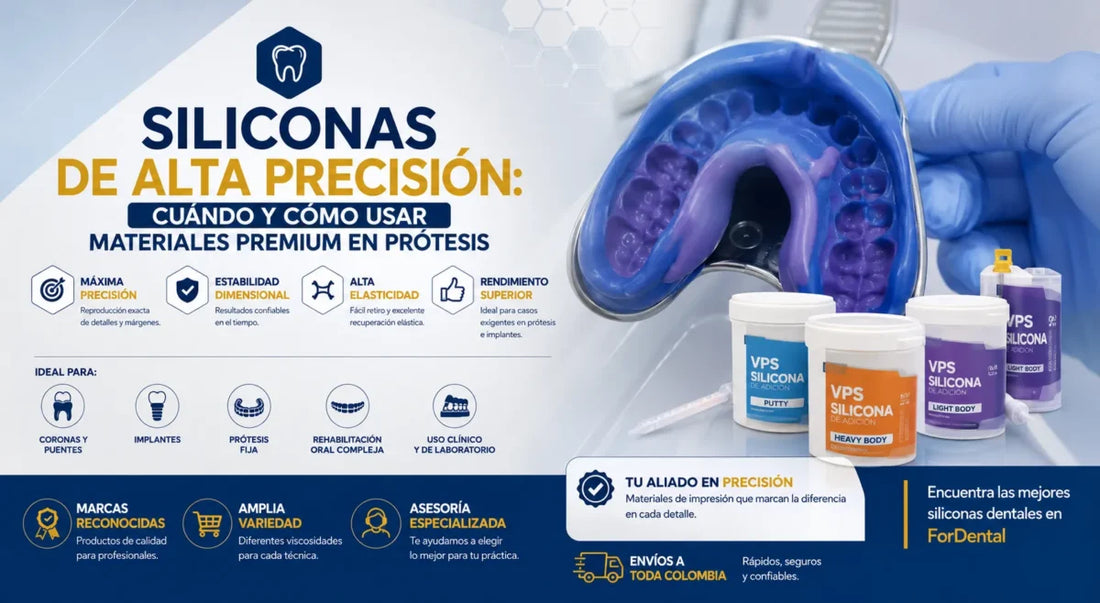 Siliconas de Alta Precisión: Cuándo y Cómo Usar Materiales Premium en Prótesis