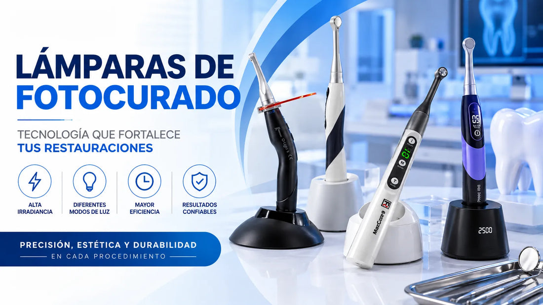 Lámparas de Fotocurado: Cómo Elegir la Adecuada para tu Consultorio