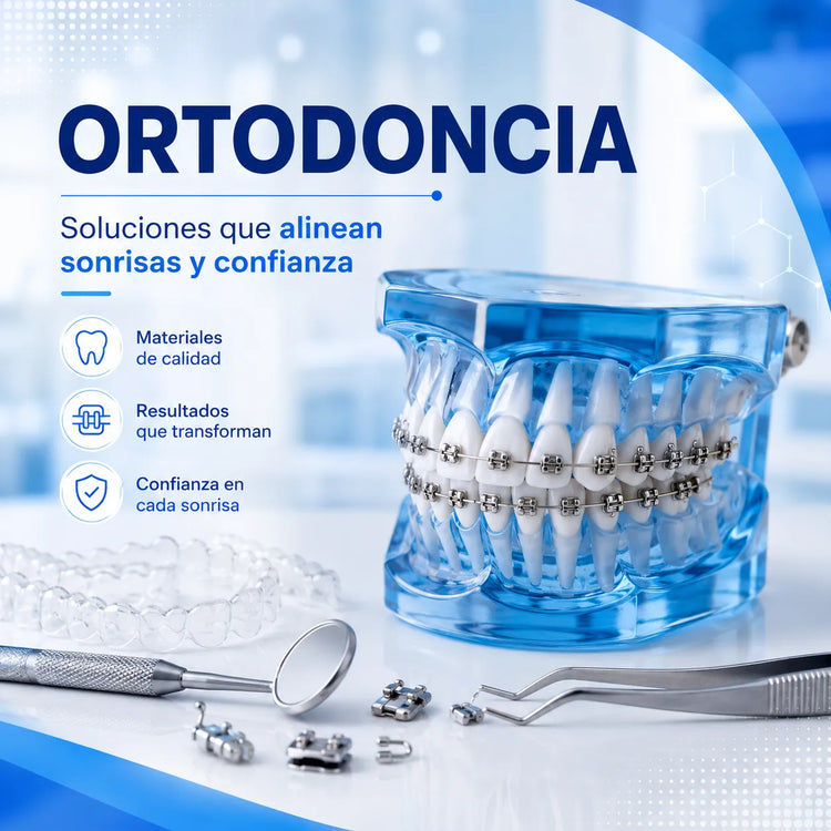 Insumos de ortodoncia para odontologia
