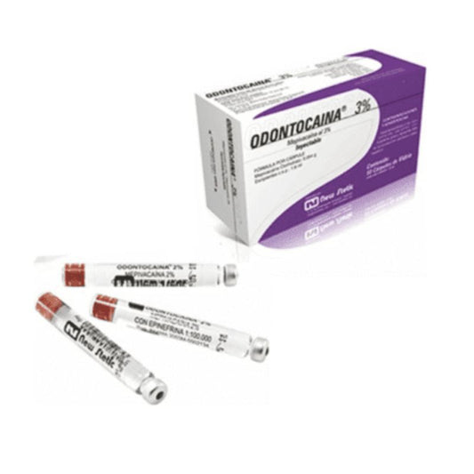Anestesia Odontocaina Al 3% Caja x 50 ud New Stetic