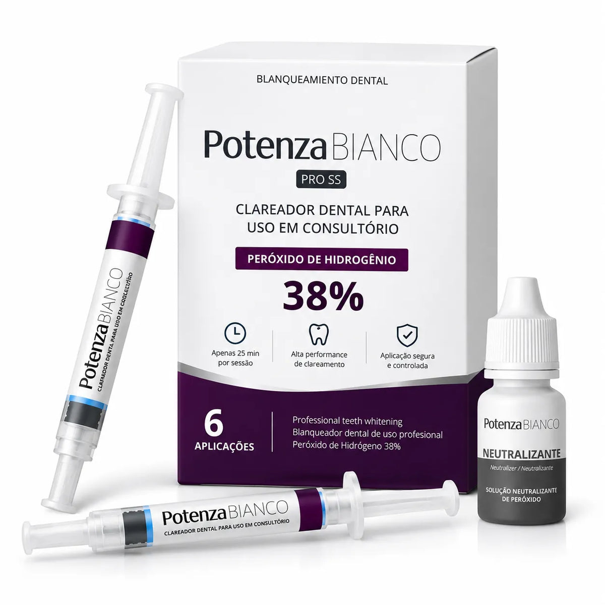 Blanqueamiento Perox Hidro Potenza 38% X6 Jga