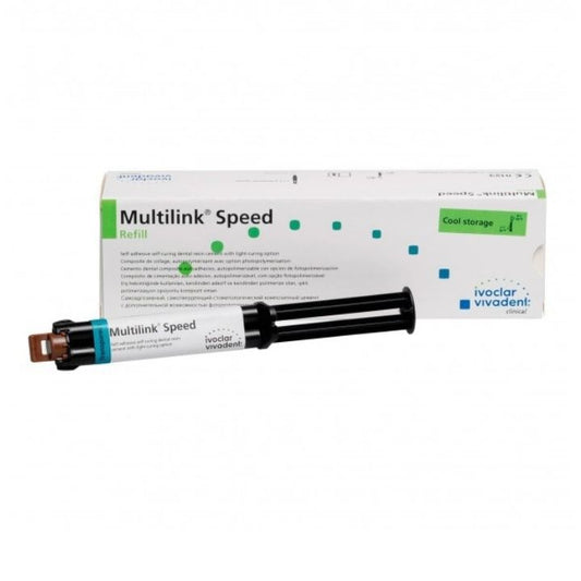 Cemento Resinoso Multilink Speed Refill. Multilink Speed ​​es un cemento de resina de composite autoadhesivo, el cual...