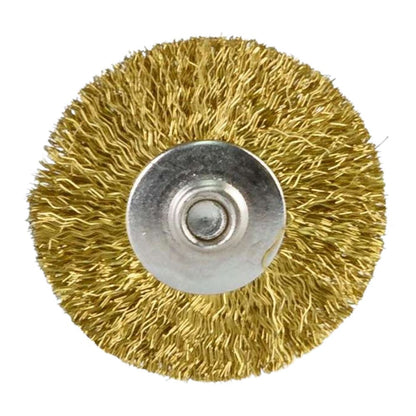 Cepillo Metálico  Amarillo. Cepillo Metálico acerado, de color dorado especial para pulir rugosidades, surcos, foseta...