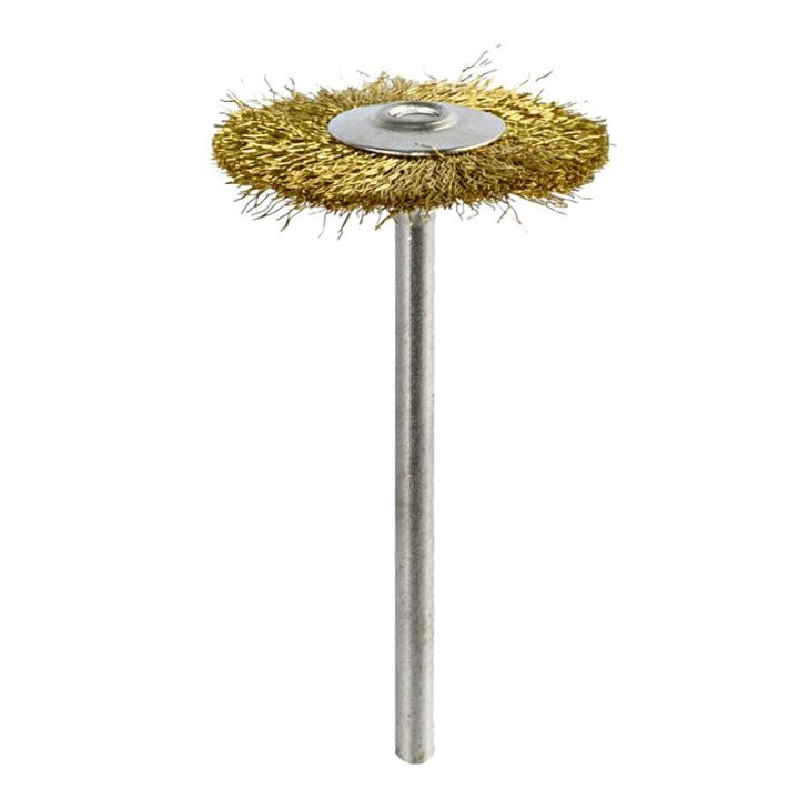 Cepillo Metálico  Amarillo. Cepillo Metálico acerado, de color dorado especial para pulir rugosidades, surcos, foseta...