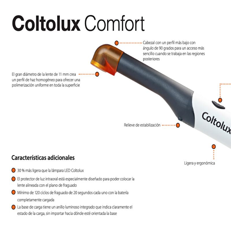 Lámpara de Fotocurado LED Inalámbrica Coltolux Comfort-COLTENE