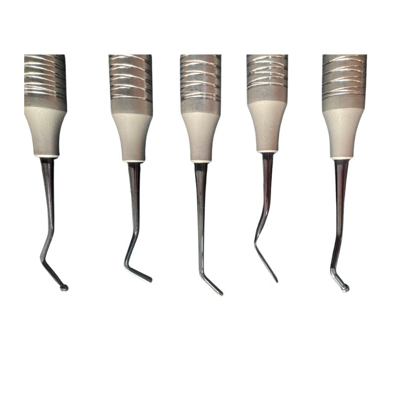 Kit de Espátulas en Titanio Anteriores Ore X 5 Unds