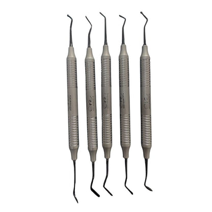 Kit de Espátulas en Titanio Anteriores Ore X 5 Unds