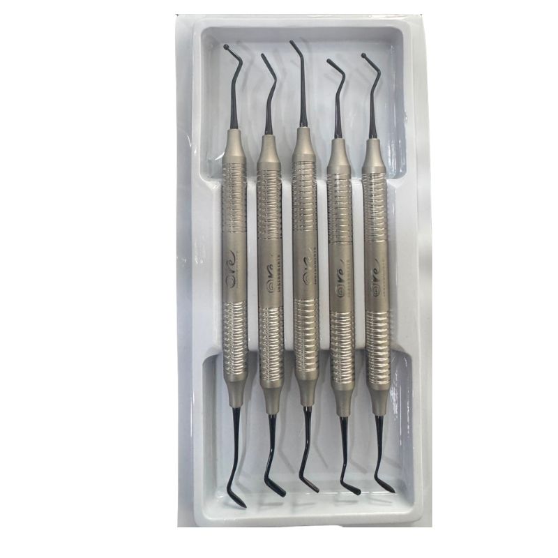 Kit de Espátulas en Titanio Anteriores Ore X 5 Unds