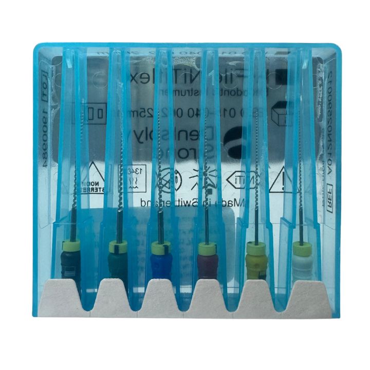Limas K-File Nitiflex Dentsply Sirona. Las limas K-File NiTiFlex de Dentsply Sirona son instrumentos endodónticos man...