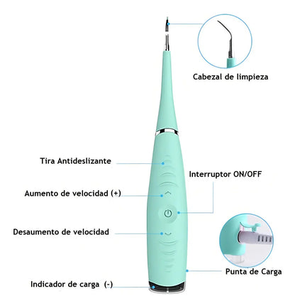 Removedor De Sarro Ultrasonico Para Dientes Limpios