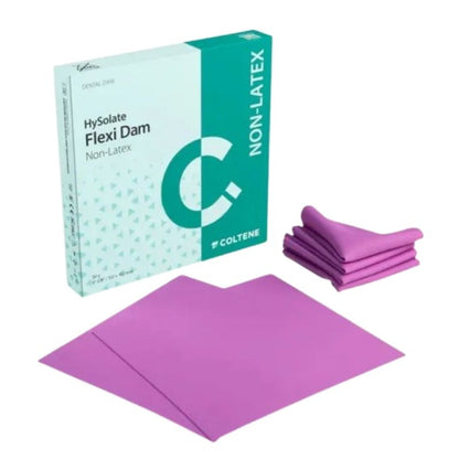 Tela de Caucho Flexi-Dam 6×6 Morada Medium no Latex CJ x 30 Coltene