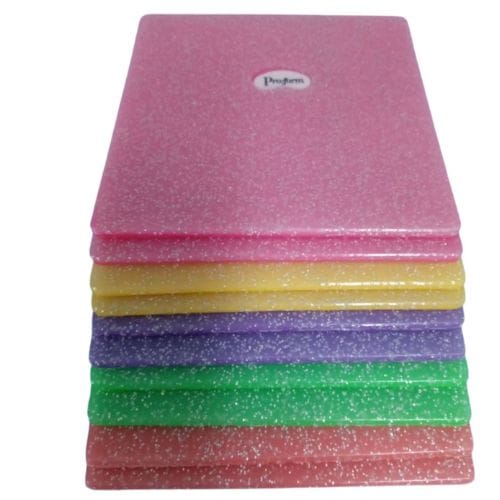 Acetato De Colores Escarchada Tipo Deportivo x Ud Keystone