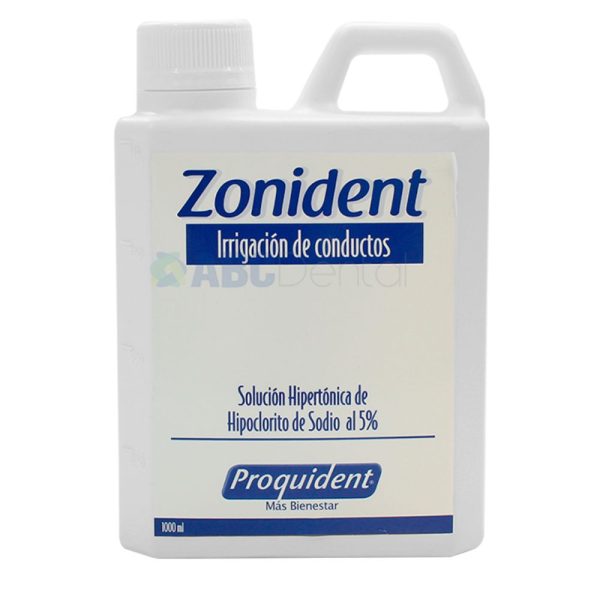 HipocloritoZonident5 IrrigaciondeConductos1000ml