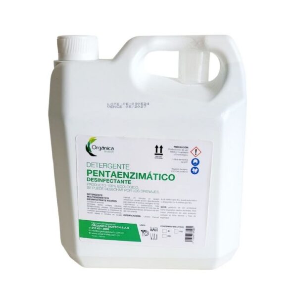 Detergente Pentaenzimático Desinfectante x Galon