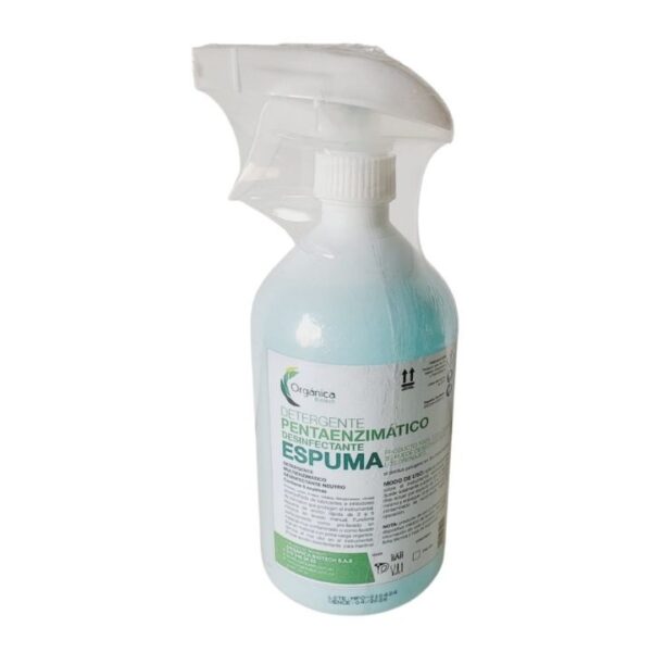 Detergente Pentaenzimatico en Espuma x 750 ml