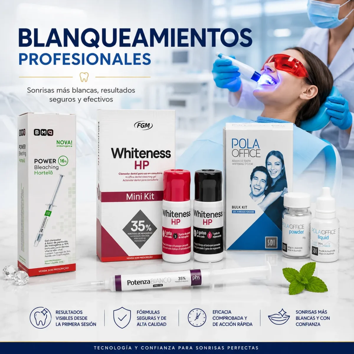 Insumos y Equipos Odontológicos en Pereira y Colombia 13 Blanqueamientos dentales
