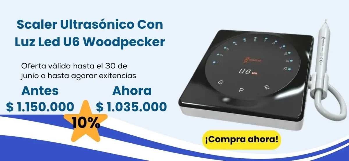 Insumos y Equipos Odontológicos en Pereira y Colombia 1 Scaler Ultrasonico Con Luz Led U6 Woodpecker