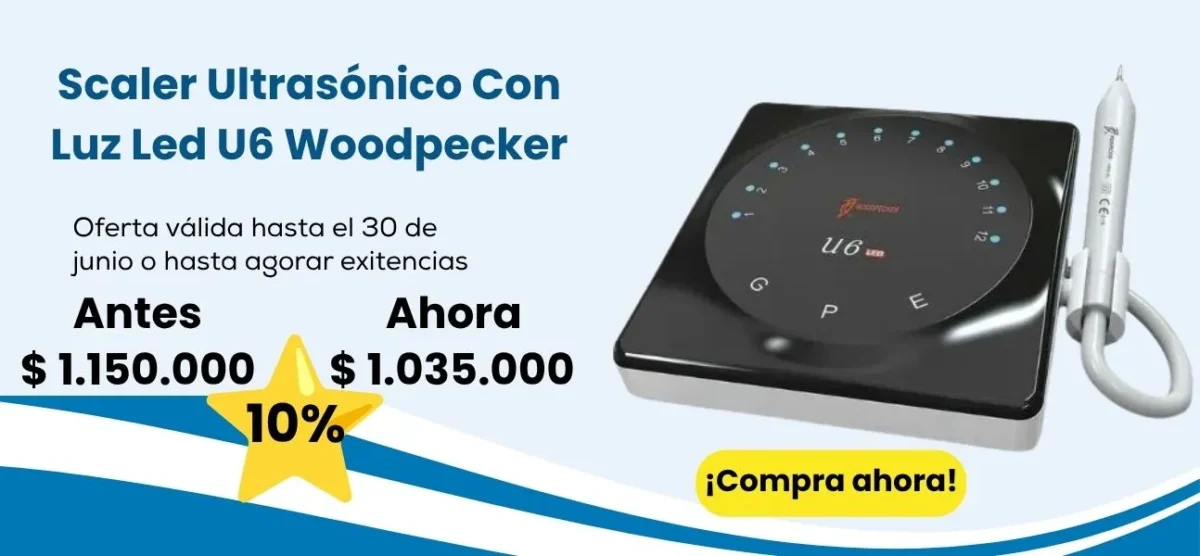 Scaler Ultrasonico Con Luz Led U6 Woodpecker 2